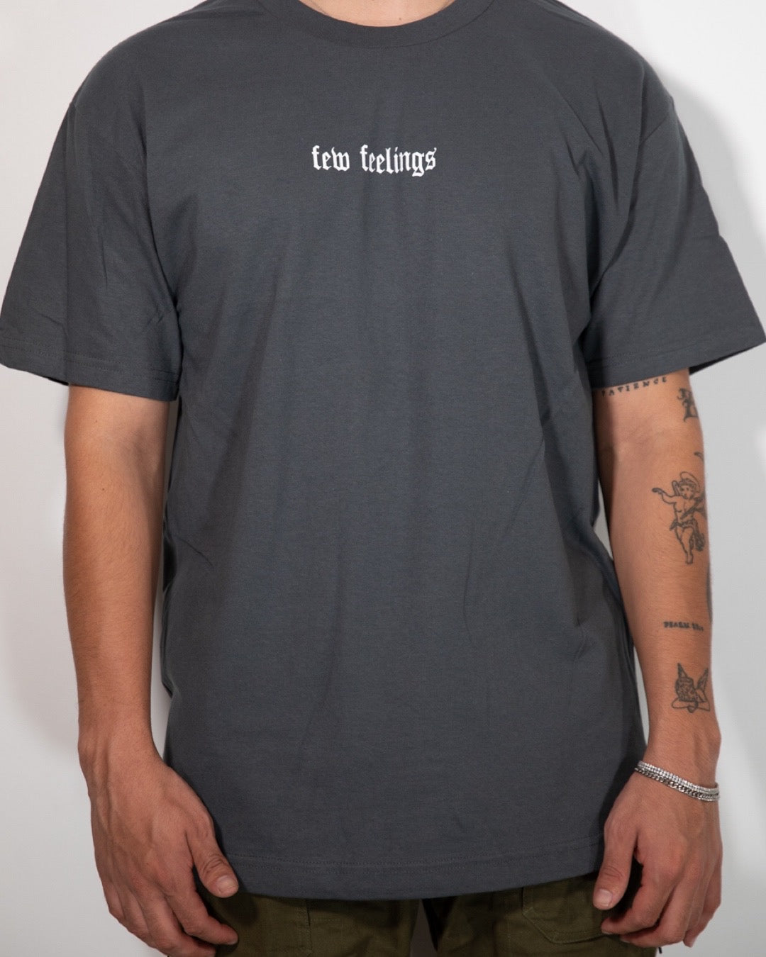 gray scale- few feelings tee.
