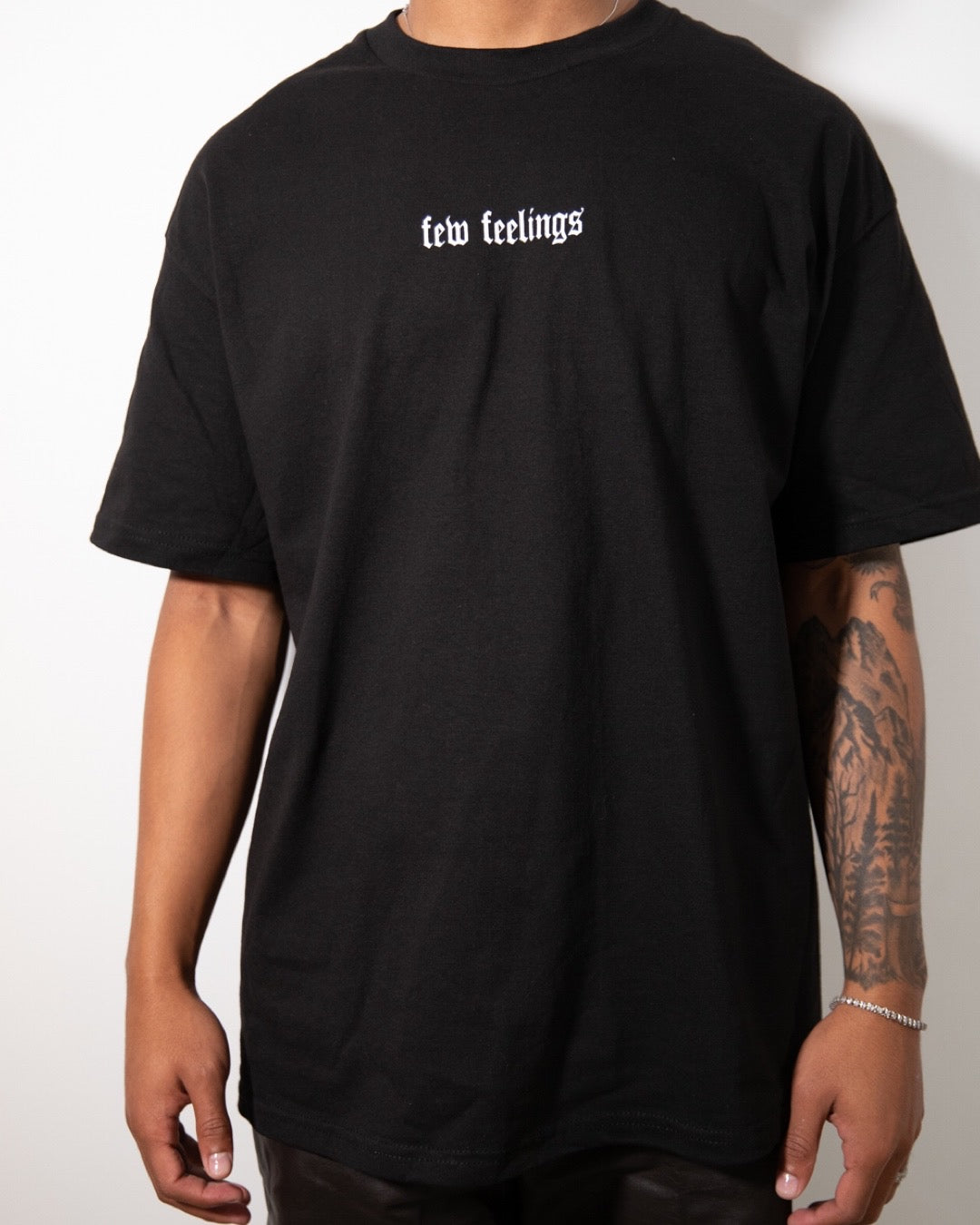 gray scale- few feelings tee.